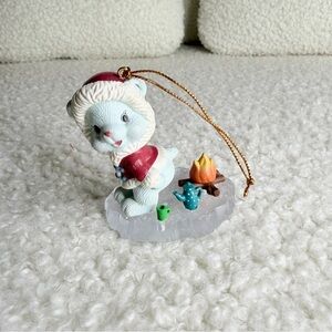 Lustre Fame Mouse Ornament Mouse On Ice With Fire And Tea